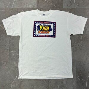 Vintage Y108 Hot Country Jam Graphic Tour Tee Mens XL Short Sleeve y2k Band